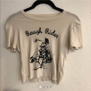 ⚡️ brandy melville rough rider crop top